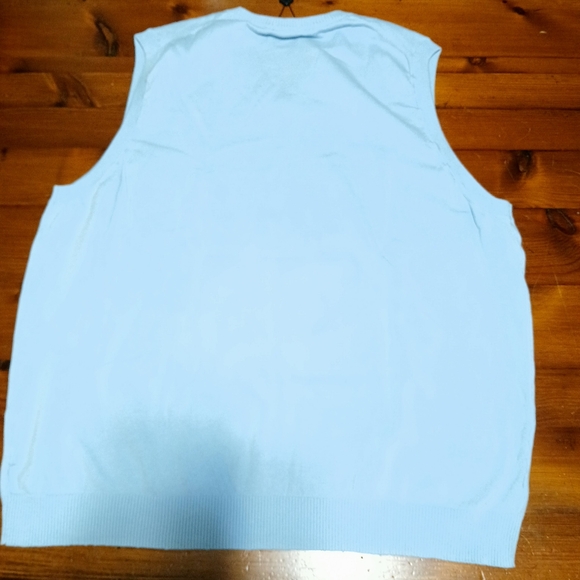 Adidas Light Blue V-Neck Sweater Size2XL - Picture 2 of 8